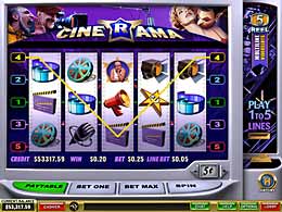 Cinerama Progressive Jackpot Slots from Playtech