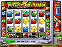 Fruitmania progressive bingo slots